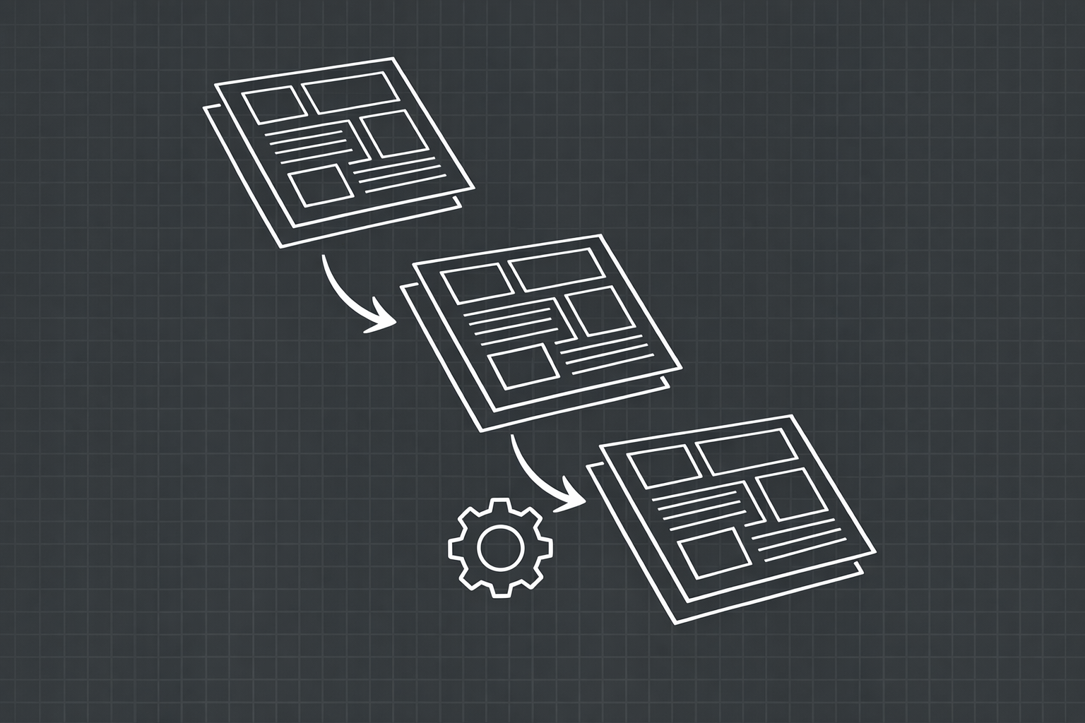 AutoCAD sheet set manager interface with automated workflow connecting layouts