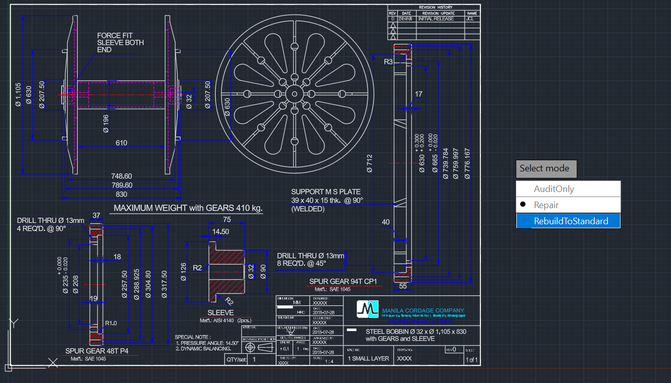 LayerGuard mode selection dialog